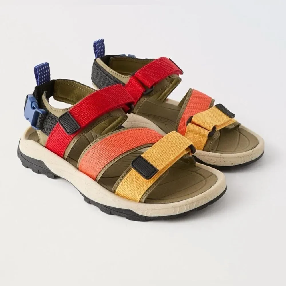 Zara Multicolored Sandals(Size 36/4.5)